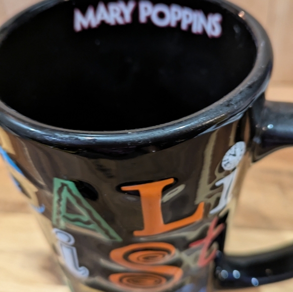 Disney Black Mug with Colorful Letters Mary Poppins - Picture 4 of 7